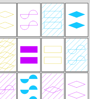 screenshot of set clone UX showing several cards